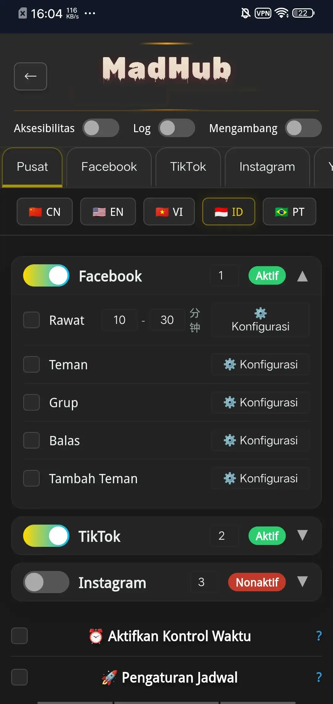 Otomasi Pemasaran Media Sosial - Platform yang Didukung 1